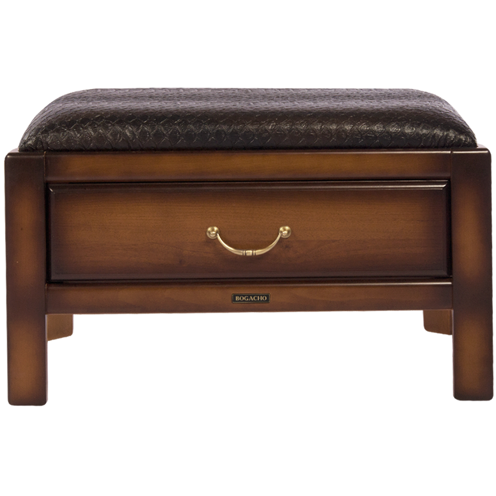 11162 Банкетка Лотос-Комби 6 Орех Шоколад BOGACHO 4627138171646 - Вид №1