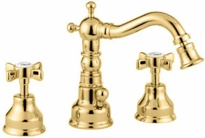Смеситель MIGLIORE Princeton ML.PRN-825.DO для ванны - золото, на 3 отверстия