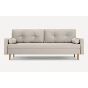 91866399 Раскладной диван Divan.ru Нумо 216x86x90 см велюр цвет бежевый STLM-1358227