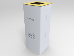 Стальные стойки для мусора на открытом воздухе