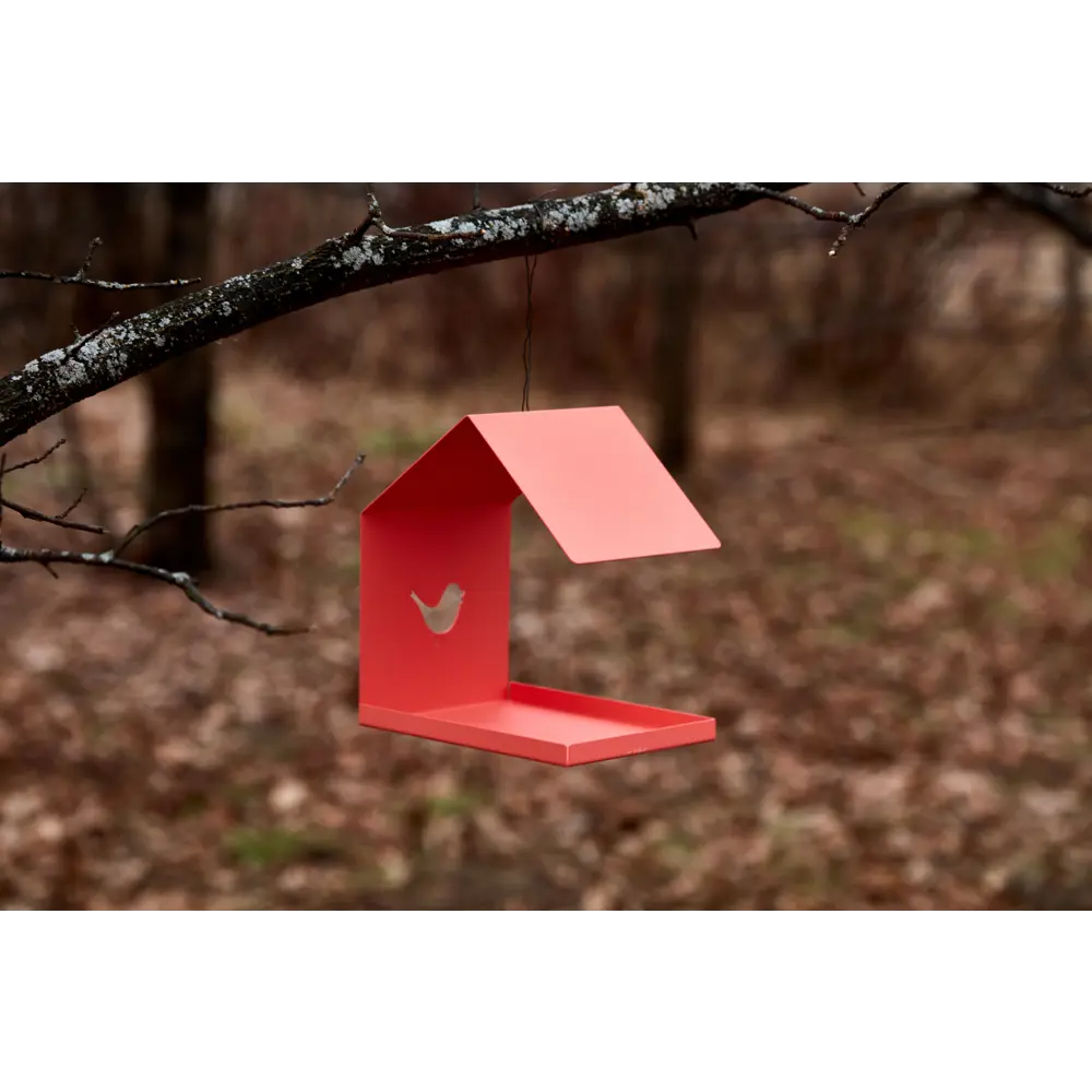 Кормушка для птиц цвет красный Santreyd STLM-2183336 - Вид №1