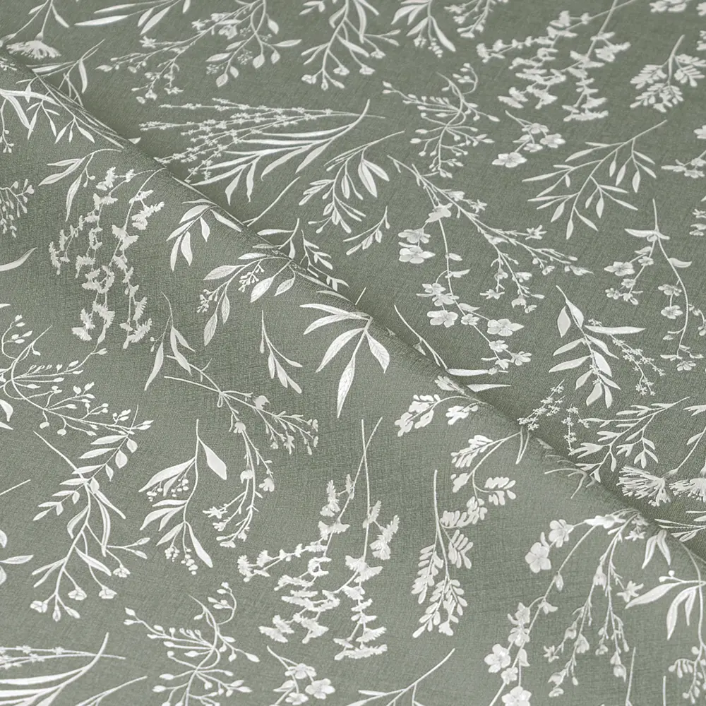 Victoria Stenova Lavanda - флизелиновые обои с растительным узором в зелёных тонах 89400061 STLM-1572554 - Вид №3