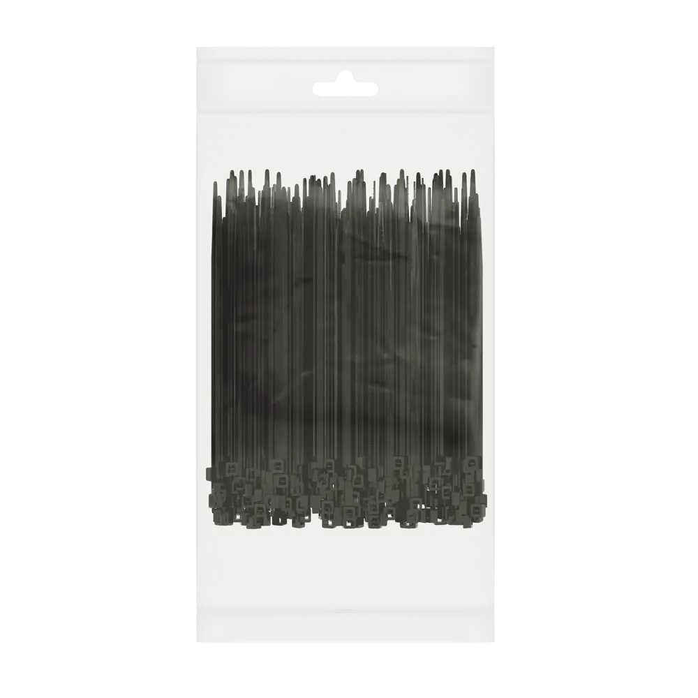 Крепежный хомут 2.5x100 мм нейлон цвет черный 50 шт Santreyd STLM-2049976