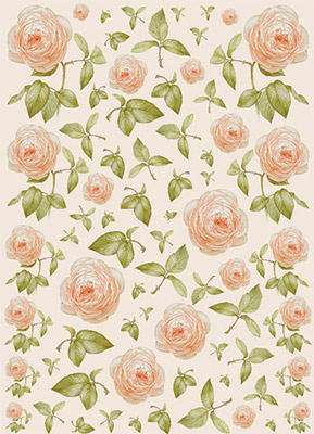 01853 Декупажная карта 30.8 x 44 см "Английские розы" Чип-Арт 