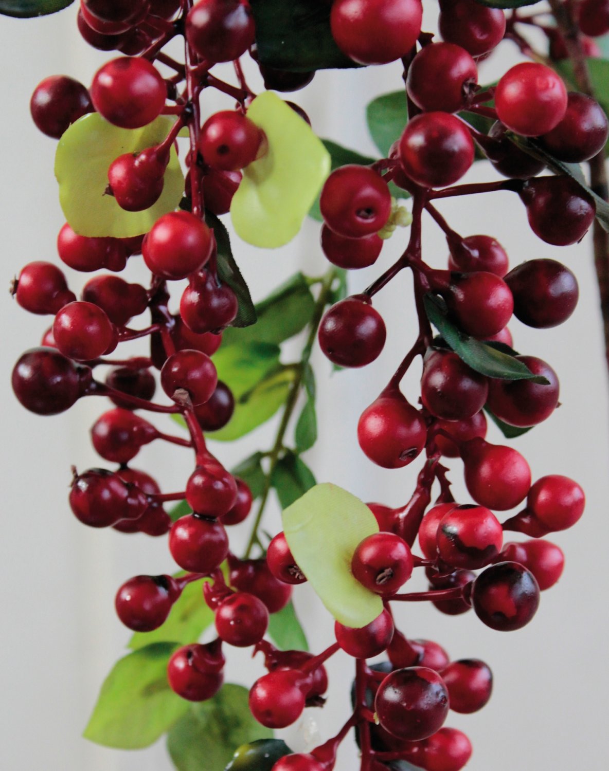 1585 444 a3 Стебель искусственной ягоды, 45 см, красный H-andreas  - Вид №5