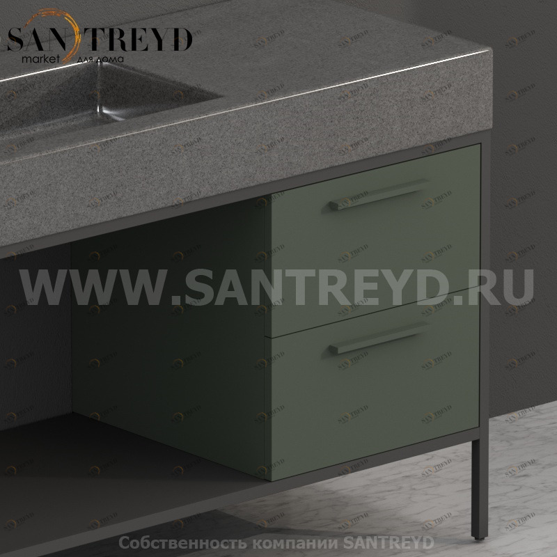 S04548FE2 Тумба с 2 ящиками Globo Ceramica Globo INCANTHO