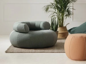 OGO Кресло из ткани с подлокотниками Don out