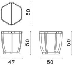 Ethimo Круглый садовый столик из тика Swing Swtb05 - Вид №9