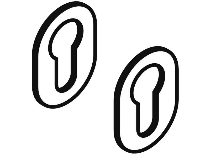 306XPM розетка для ключей HEWI Komponenten | Ersatzteile  - Вид №2