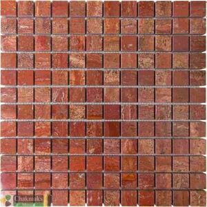 RED STONE чакмозаика травертин 305*305 чип 23*23
