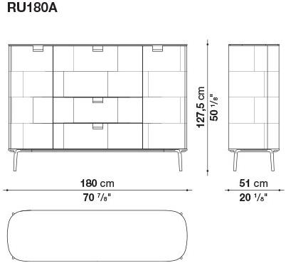 Maxalto Комод деревянный с ящиками Tesaurus sun-id-1457973 - Вид №5