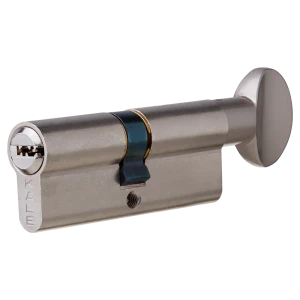 Цилиндр Kale 164SM-80-C-NI, 35х35 мм, ключ/вертушка, цвет никель 82394729 STLM-2158606