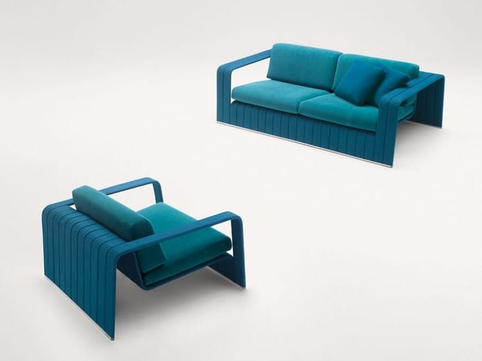 3-местный тканевый садовый диван Paola Lenti рамка ARCH-00098316 - Вид №3