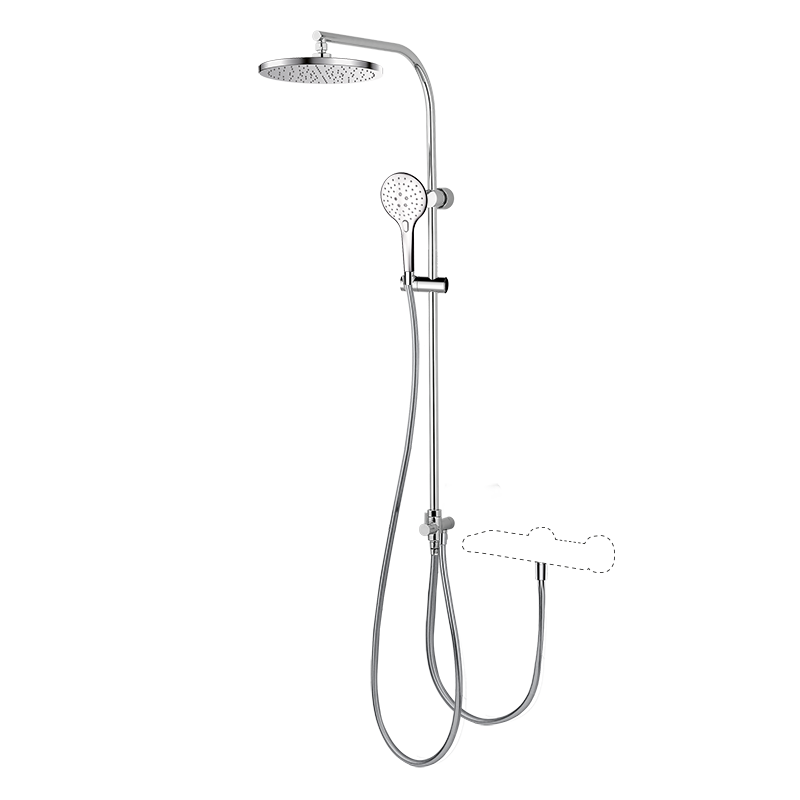 35426350 BASIC Термостатический с фиксированной внешней колонкой Хром GRB MIXERS 