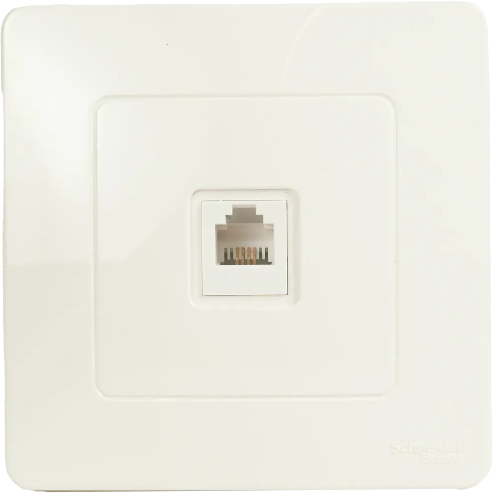 Телефонная розетка встраиваемая Systeme Electric Blanca RJ11 цвет молочный STLM-2006479