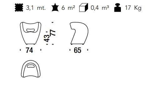 Кресло с подлокотниками MOROSO Виктория и Альберт ARCH-00120663 - Вид №9