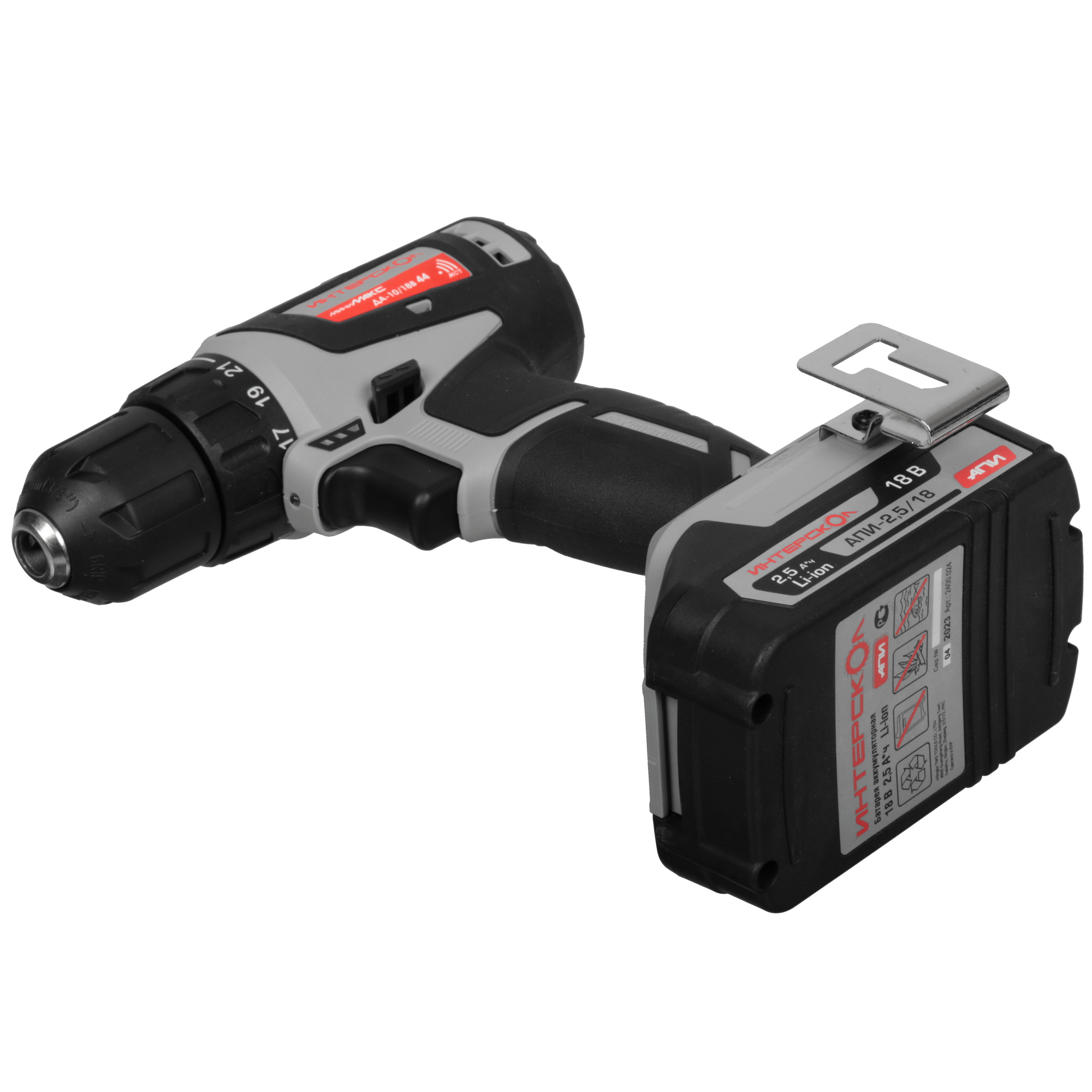 Дрель-шуруповерт Интерскол ДА-10/18В 44 МиниМАКС 5623571 STDN-0069762 - Вид №7