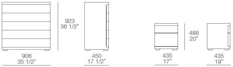 Poliform Деревянная тумбочка с ящиками You sun-id-1372172 - Вид №3