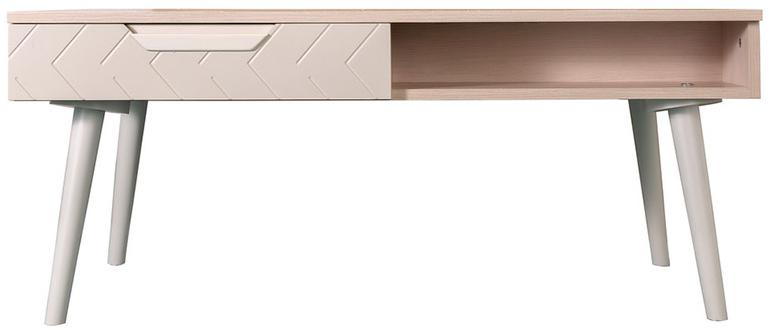 1388 Стол журнальный Сканди Жемчужно-белый R-HOME 4003450h_Жемчуг - Вид №2