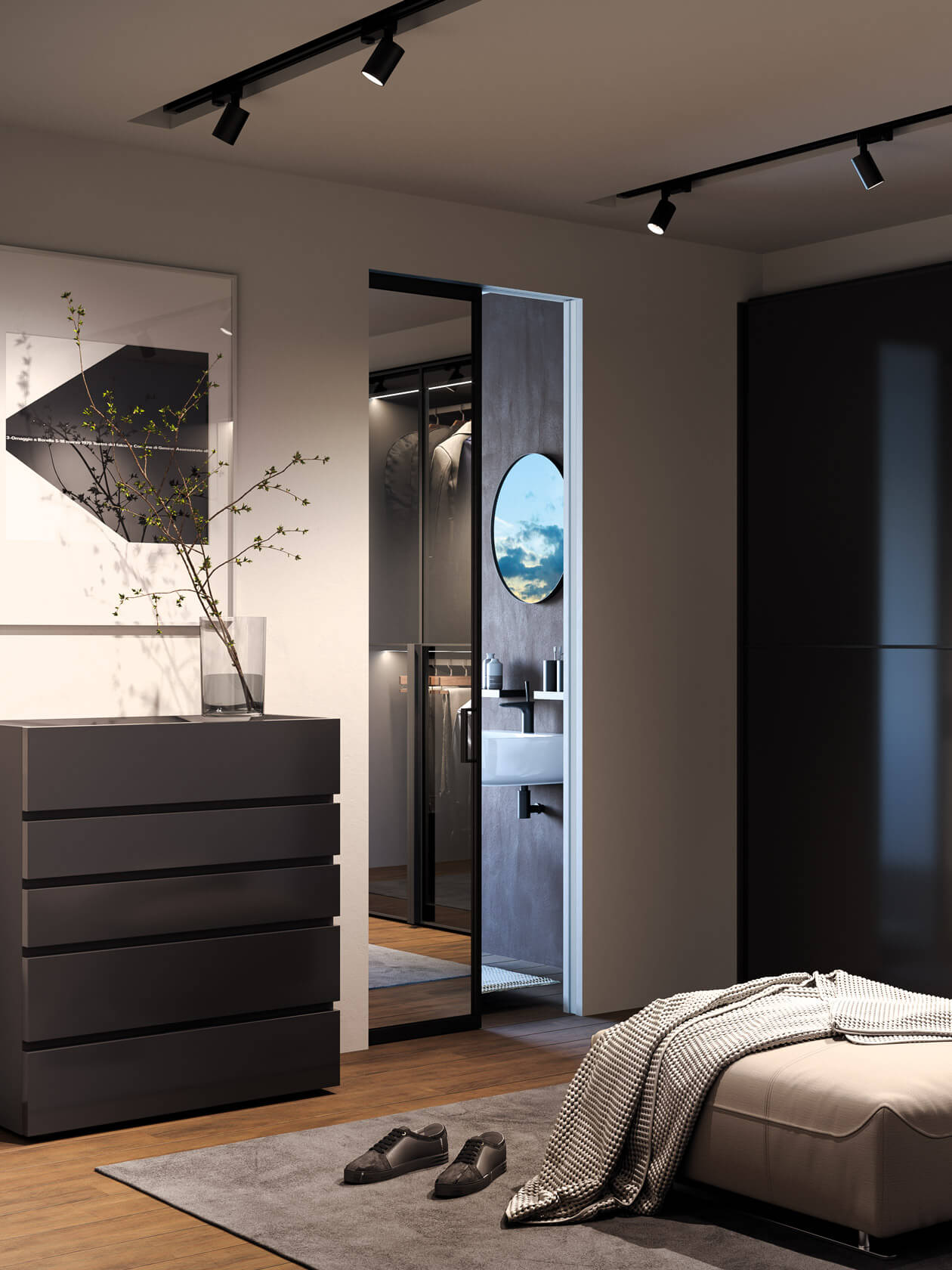 Frameless sliding pocket door system Eclisse ECLISSE Syntesis ARCH-00150440 - Вид №8