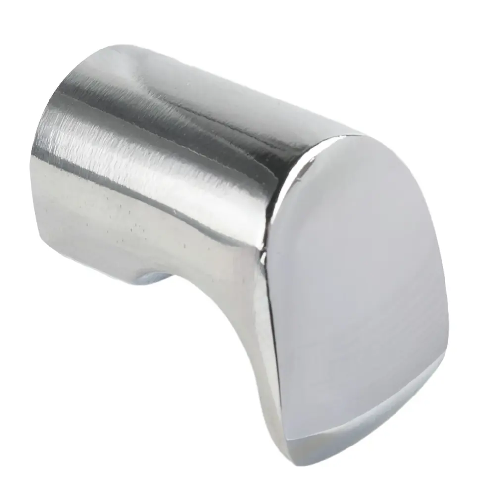 Мебельная ручка-кнопка RC007CP.4 металл цвет глянцевый хром BOYARD STLM-2194239