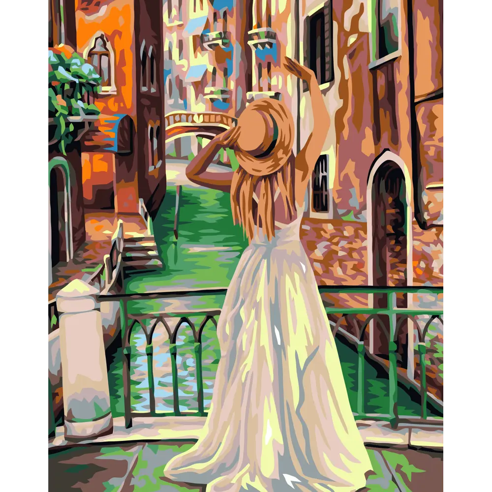 Картина по номерам Венеция 40х50 см FBRUSH STLM-2141852