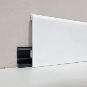 91554767 Плинтус напольный Winart PRO HDPS 001 Белый матовый 100x20x2000 мм STLM-0890620