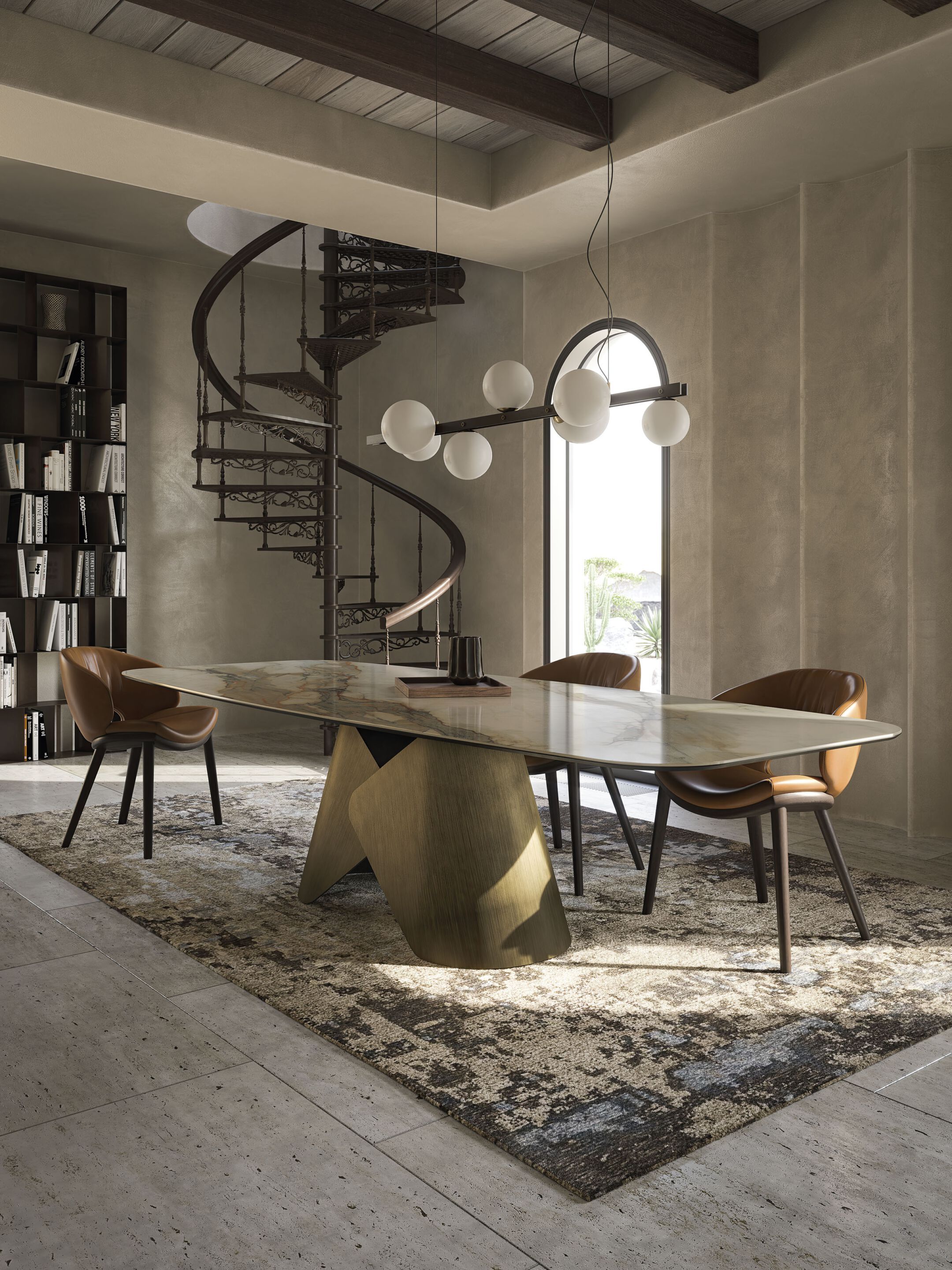 Керамический бочонок стол Cattelan italia SCOTT KERAMIK ARCH-00057269 - Вид №3