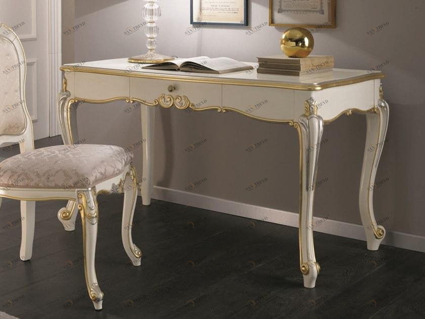 SCAPPINI & C Прямоугольный деревянный стол с ящиками 35th anniversary 2598