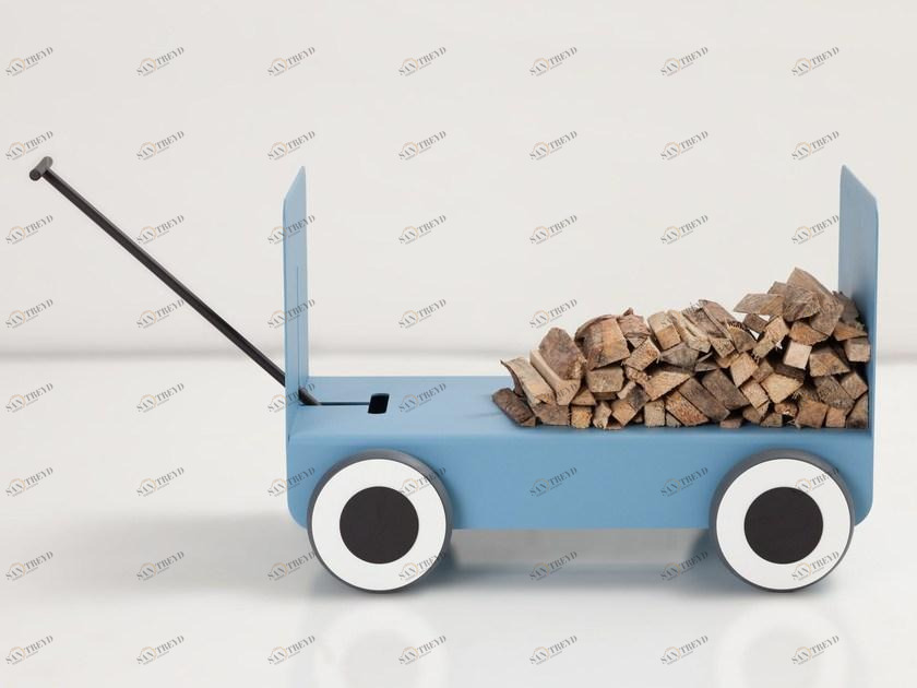 FORMAE Подставка для журналов из стали Fireplace sun-id-1379042