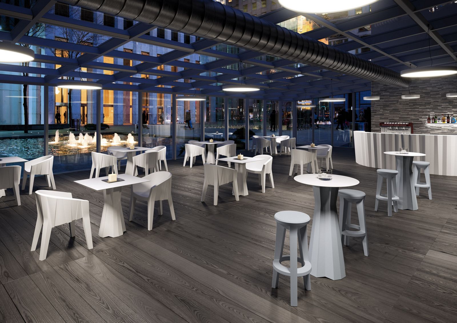 Табурет из полиэтилена PLUST ARCH-00004730 - Вид №2