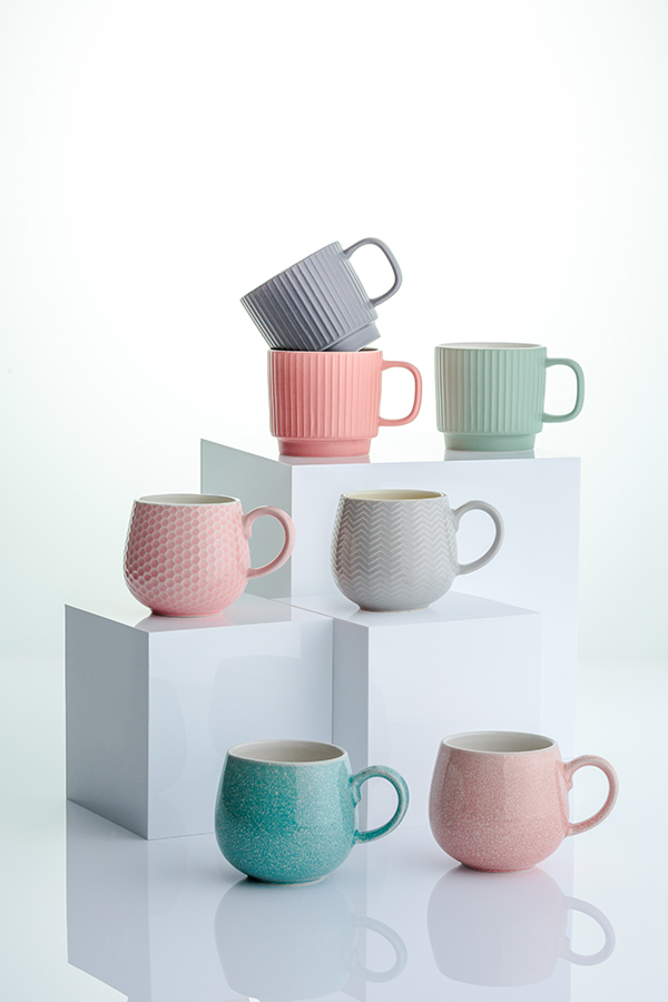 Чашка 350 мл розовая Embossed MASON CASH EMBOSSED 00-3863590 Розовый  - Вид №2