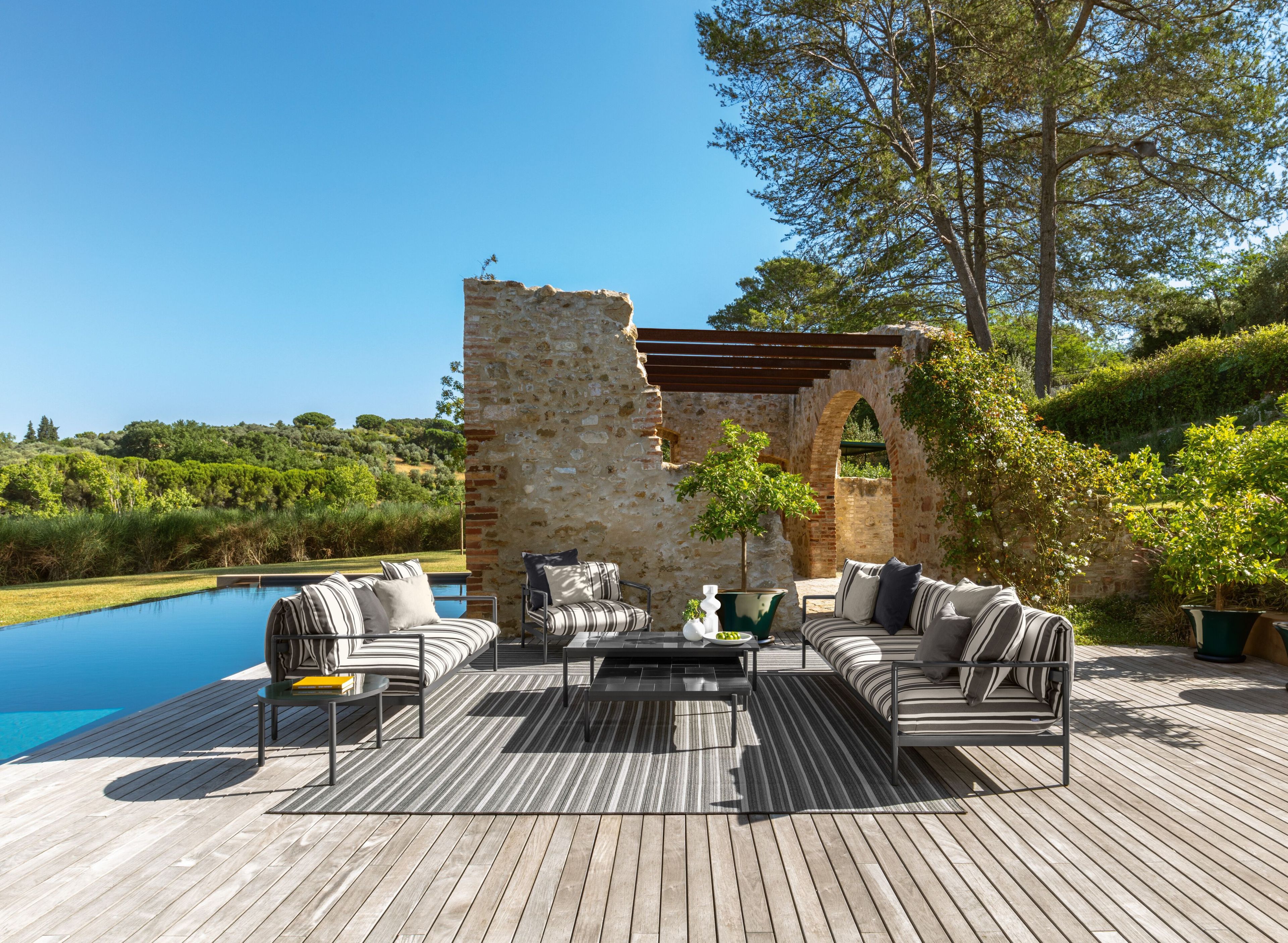 Мягкий садовый диван с алюминиевой рамой Talenti Nalu ARCH-00108843 - Вид №5