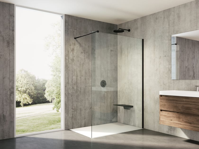 Стеклянный угловой душ Provex Industrie ARCH-00045971