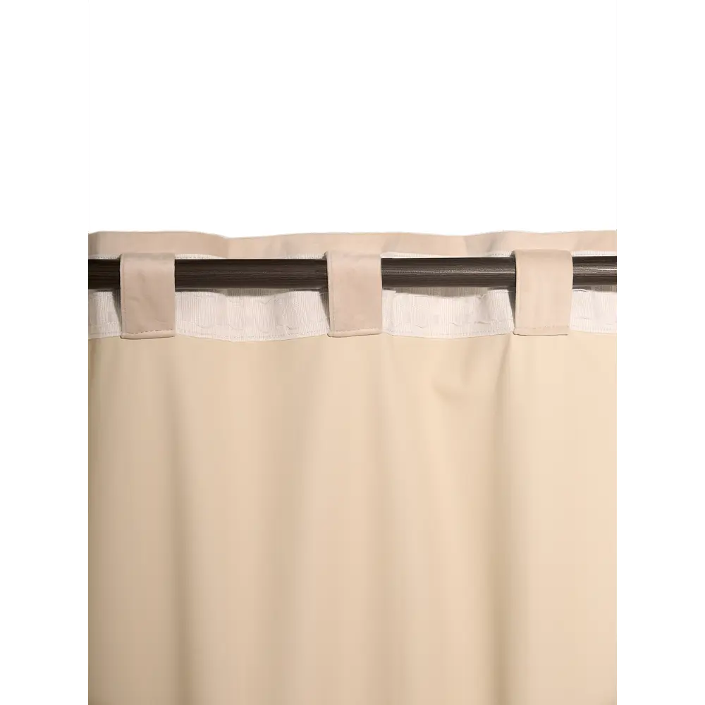 KREAFORTA Annalise - штора блэкаут с велюровым покрытием 200×280 см экрю 89407414 STLM-1583844 - Вид №5