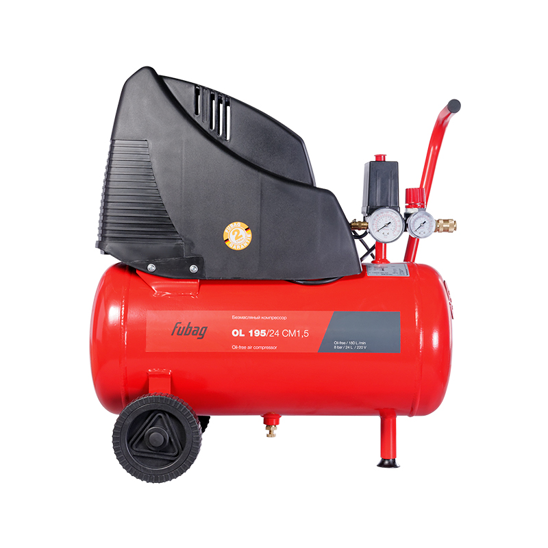 Компрессор поршневой безмасляный Fubag OL 195/24 CM1.5 9174391 STDN-0008131 - Вид №1