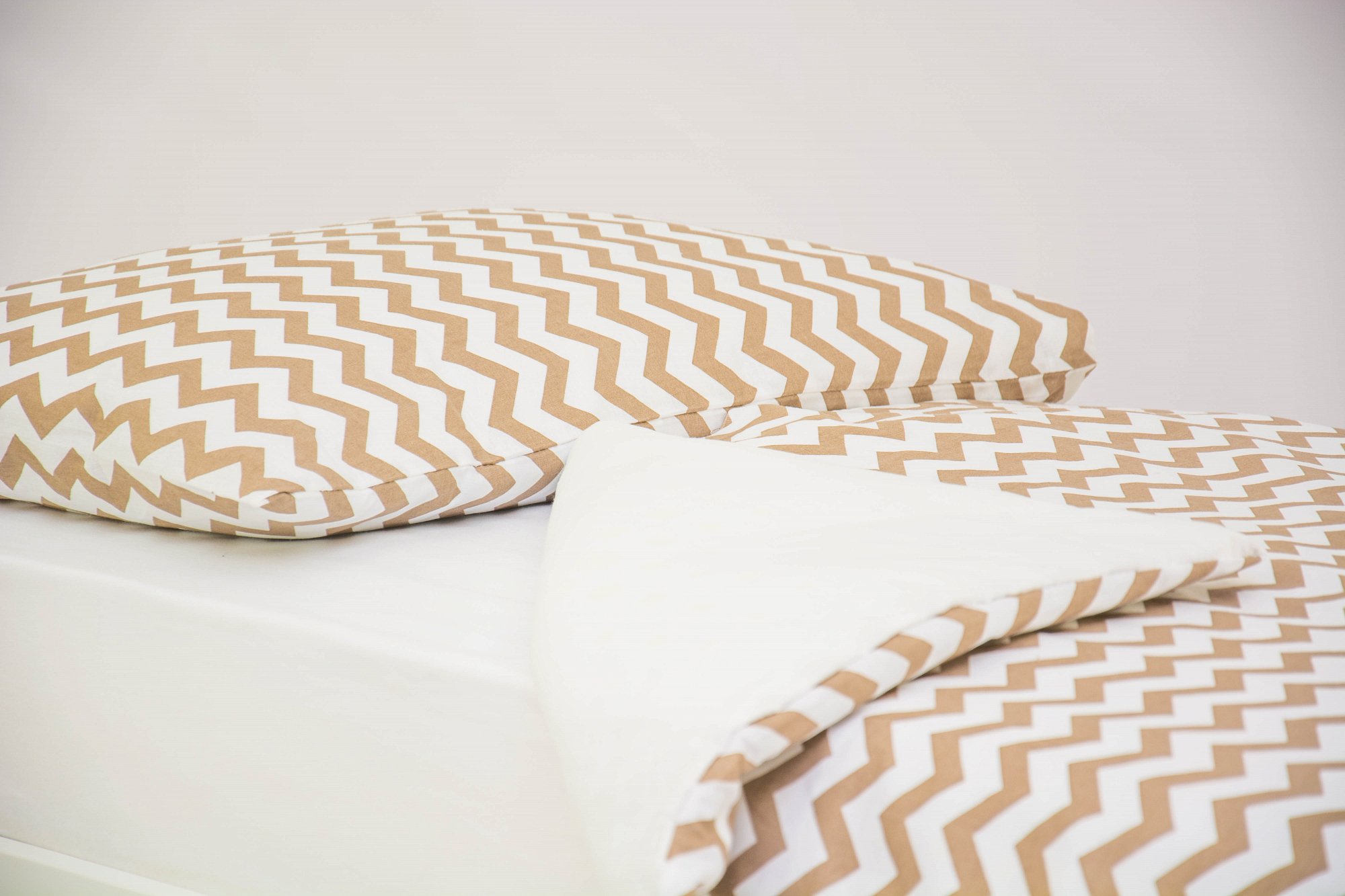 Детское постельное белье "Зигзаги" бежевое БЕЛЬМАРКО  327397 Бежевый Santreyd  - Вид №2