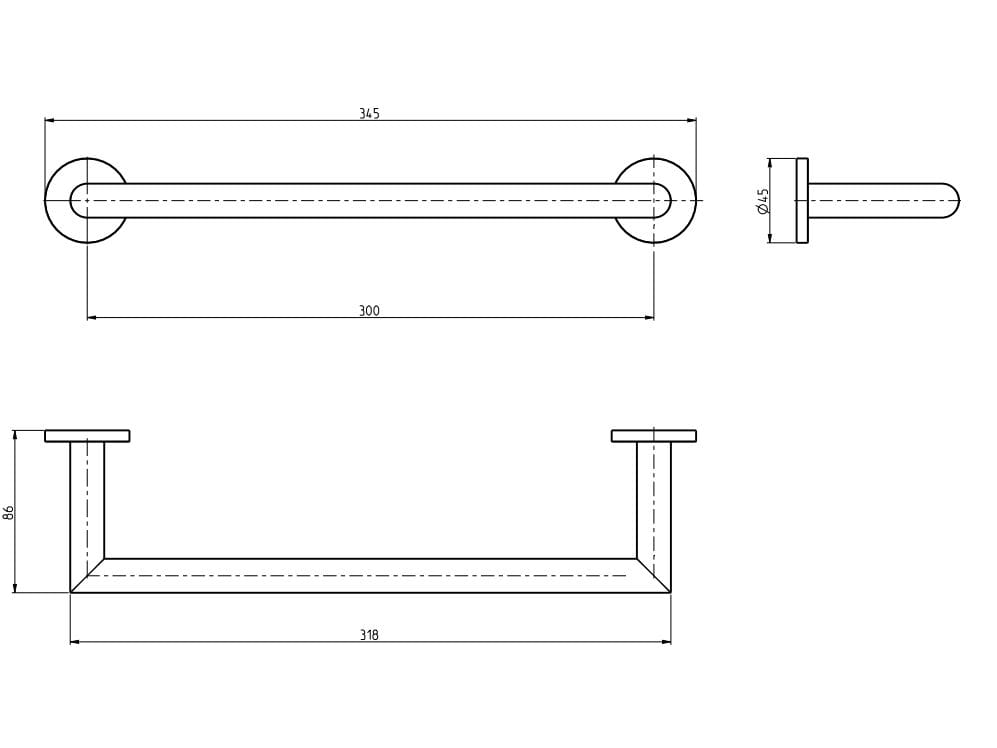 Держатель для полотенец Rubinetterie Frattini аксессуары ARCH-00064413 - Вид №18