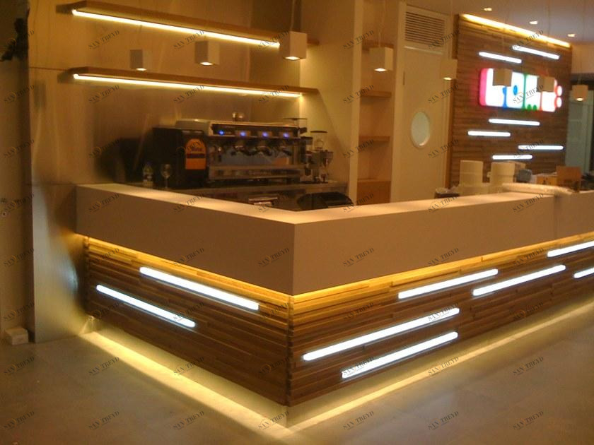 Ondulina Design Барная стойка из Corian® sun-id-1493502