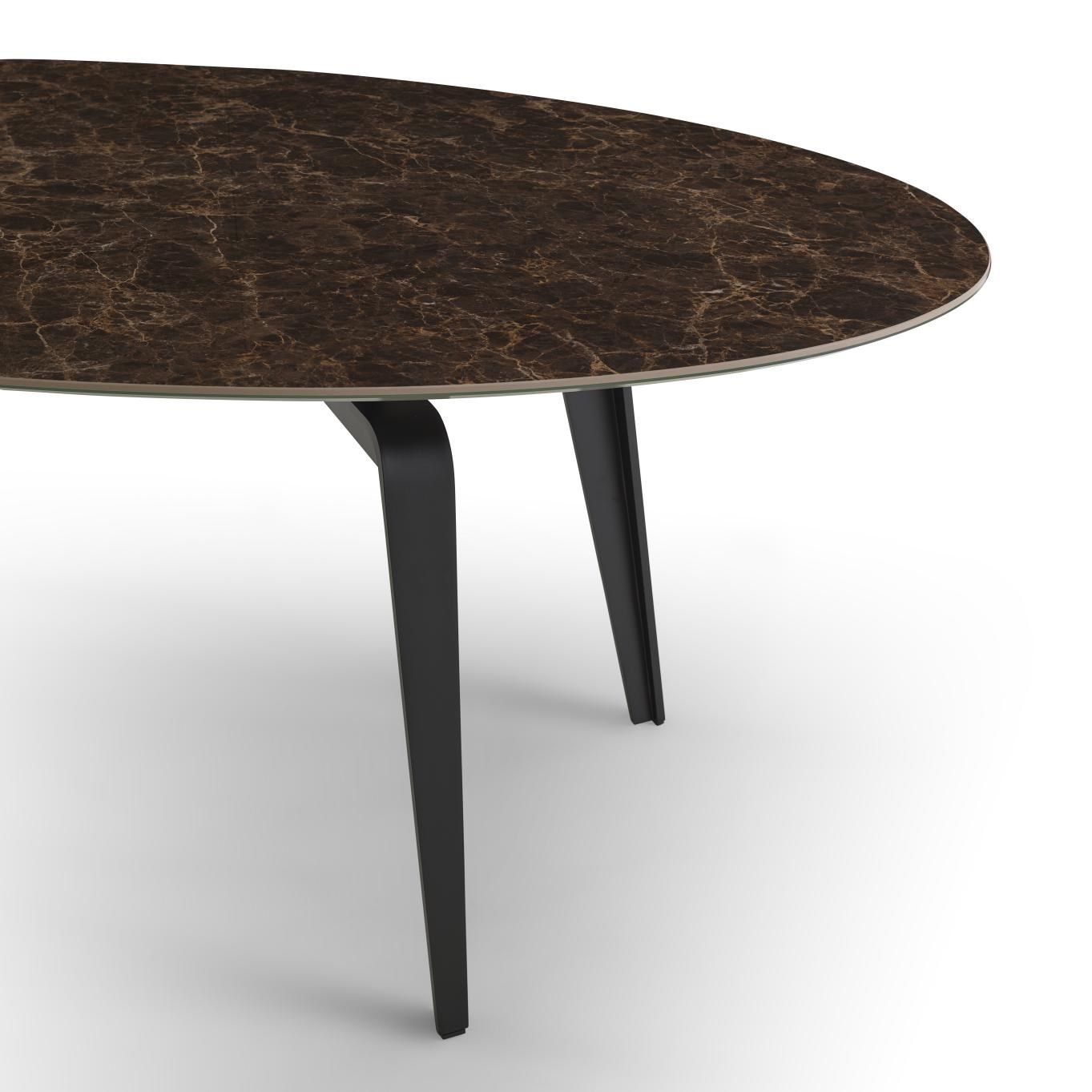 Круглый стол с мраморной керамогранитной столешницей Ligne Roset ODESSA ARCH-00038396 - Вид №3