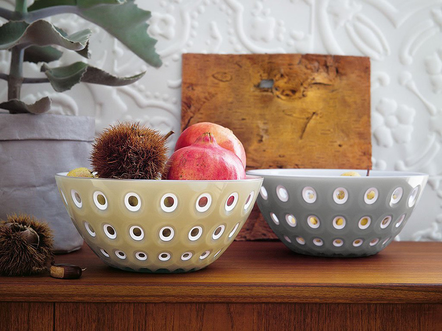 Салатница Le Murrine 25 см серая Guzzini 279425148 - Вид №1