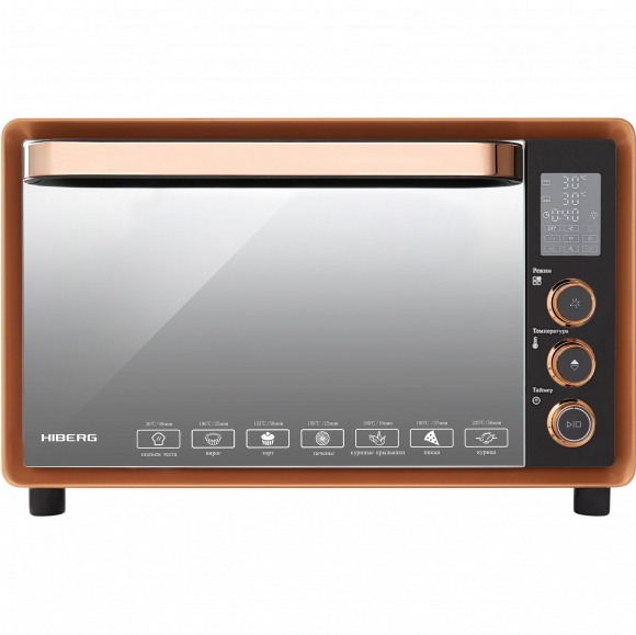 9052390 Мини-печь HIBERG PR 400 Gold moon черный STDN-0131747