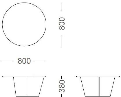 Now & Future Журнальный столик из дерева и стекла с подставкой 3 звезды sun-id-1416879 - Вид №1