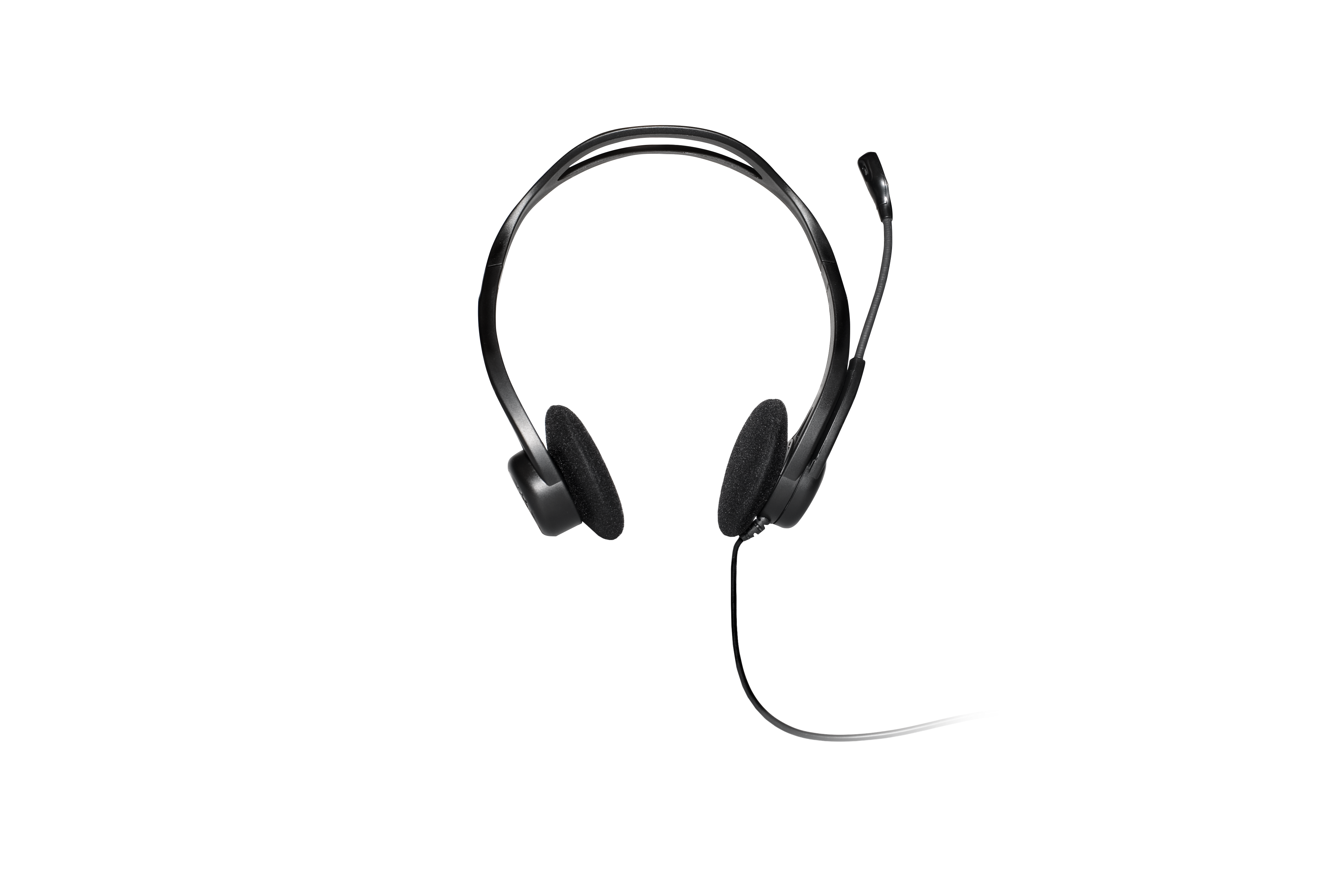 981-000100 Headset pc 960 stereo ( 20-20000hz, mic, volume control, usb, 2.4m) Logitech Santreyd  - Вид №1