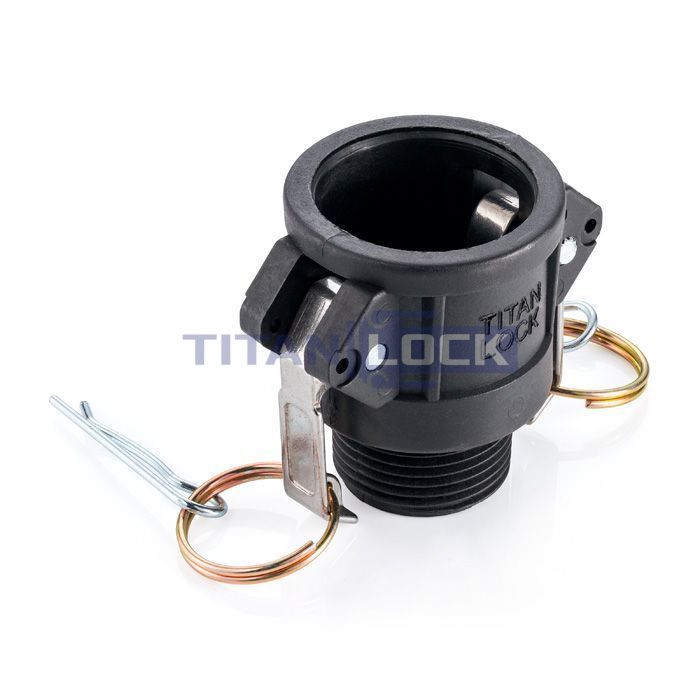 Камлок полипропиленовый тип B розетка, наруж. резьба BSP 3/4", TL75BPP TITAN LOCK  - Вид №5