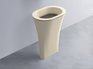 AMLA65-LN+AMPILO-FN+AMCOLO-LN Раковина Amedeo Ovale отдельностоящая cielo Enjoy + Amedeo