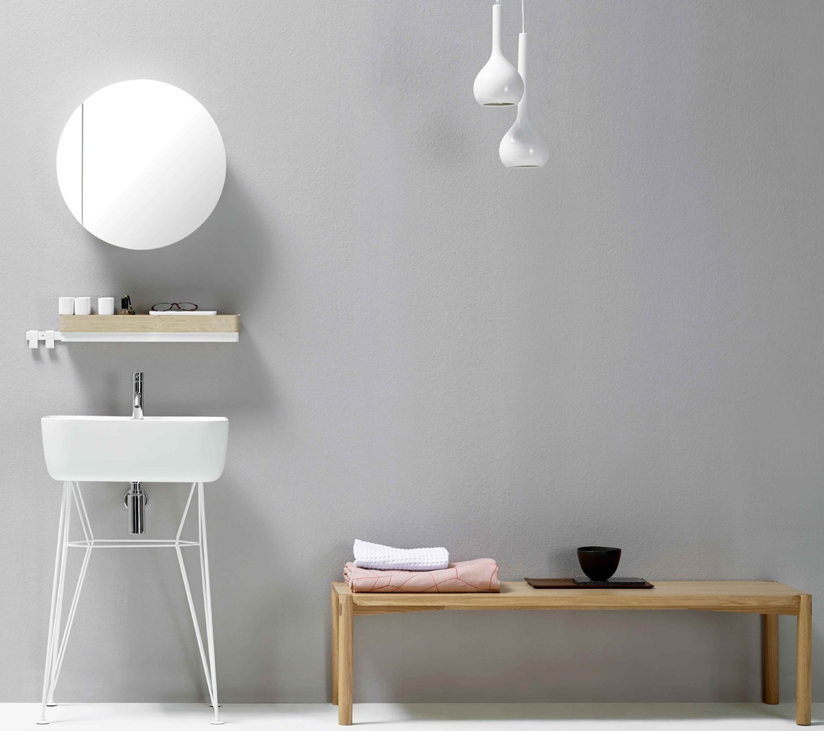 Ex.T ROW 60A Многофункциональная белая рейка с аксессуарами EXROW60A/BI  - Вид №1