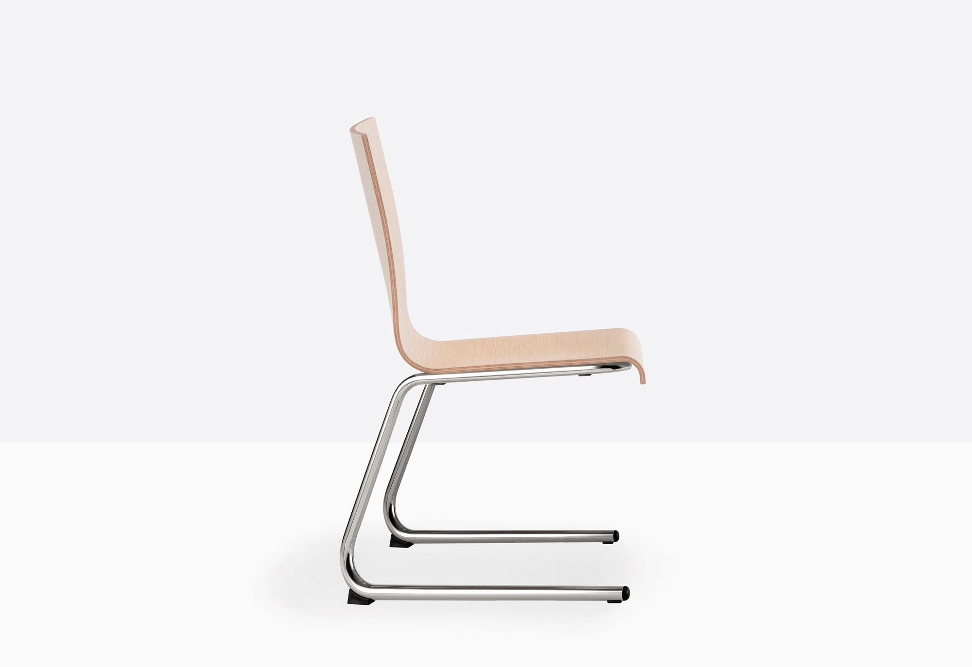 Консольный штабелируемый стул с подлокотниками Pedrali Kuadra ARCH-00146701 - Вид №1