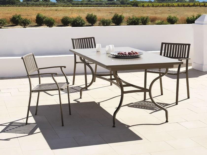 Ethimo Штабелируемый садовый стул из стали Elisir sun-id-1392287 - Вид №3