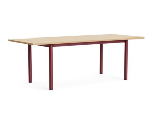 Прямоугольный стол с алюминиевыми или твердыми дубовыми ножками